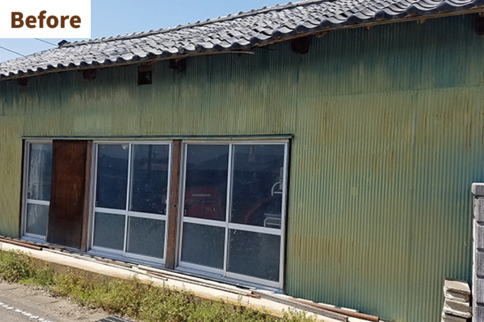 木造納屋解体工事